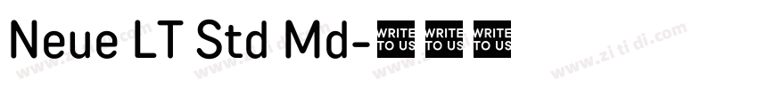 Neue LT Std Md字体转换